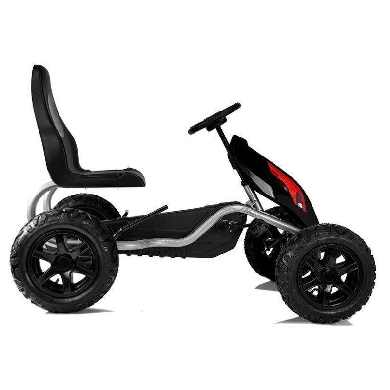 Gokart na Pedały B012 Pompowane Koła Czarny