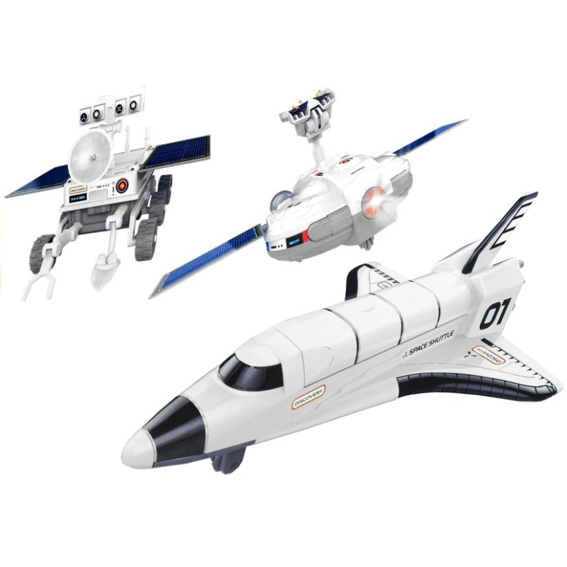 Zestaw Kreatywny Kosmiczny Solarny 3w1 Łazik DIY