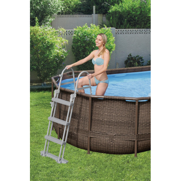 Drabinka do basenu ogrodowego BESTWAY 107cm Drabinka do basenu ogrodowego BESTWAY 107cm
