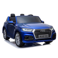 Pojazd na Akumulator Nowe Audi Q5 2-osobowe Niebieskie Lakierowane