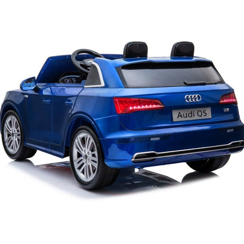 Pojazd na Akumulator Nowe Audi Q5 2-osobowe Niebieskie Lakierowane