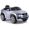 Auto na Akumulator BMW X6 Srebrny Lakierowany Auto na Akumulator BMW X6 Srebrny Lakierowany