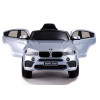 Auto na Akumulator BMW X6 Srebrny Lakierowany Auto na Akumulator BMW X6 Srebrny Lakierowany