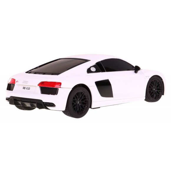 Audi R8 biały RASTAR model 1:24 Zdalnie sterowane auto + Pilot 2,4 GHz