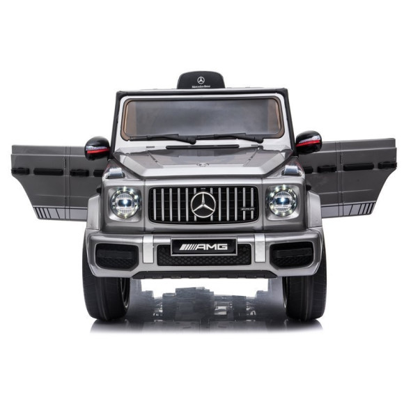 Auto na Akumulator Mercedes G63 AMG Srebrny Lakierowany BBH-002 Auto na Akumulator Mercedes G63 AMG Srebrny Lakierowany BBH-002
