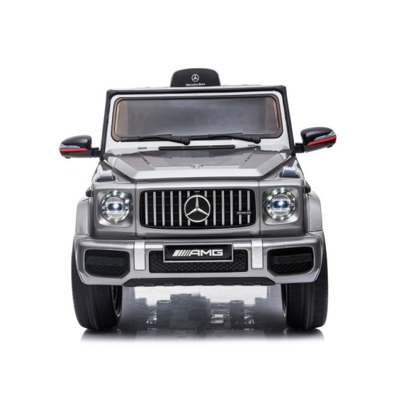 Auto na Akumulator Mercedes G63 AMG Srebrny Lakierowany BBH-002 Auto na Akumulator Mercedes G63 AMG Srebrny Lakierowany BBH-002