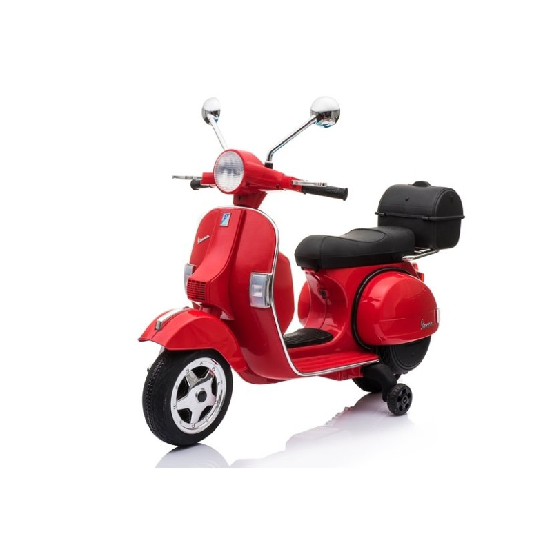 Skuter na Akumulator Vespa Czerwony