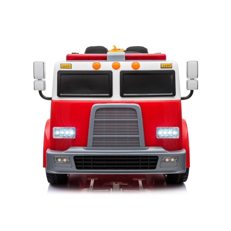 Wóz Strażacki na Akumulator Czerwony Dla Dzieci Pilot LL911