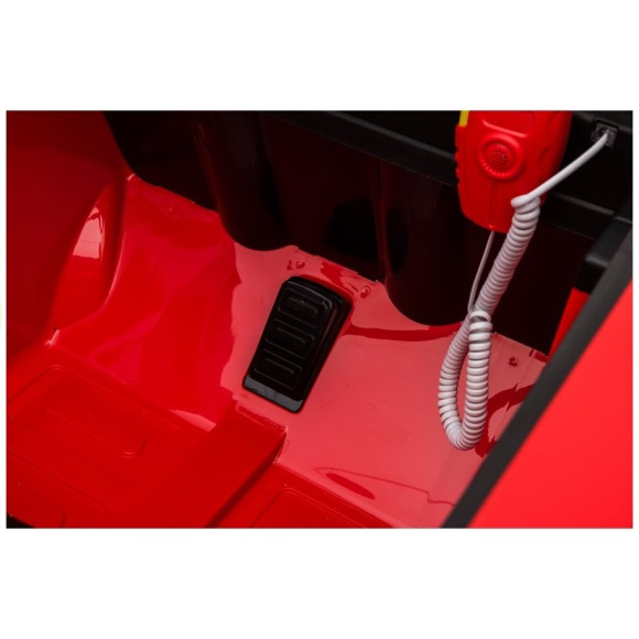 Wóz Strażacki na Akumulator Czerwony Dla Dzieci Pilot LL911 Wóz Strażacki na Akumulator Czerwony Dla Dzieci Pilot LL911