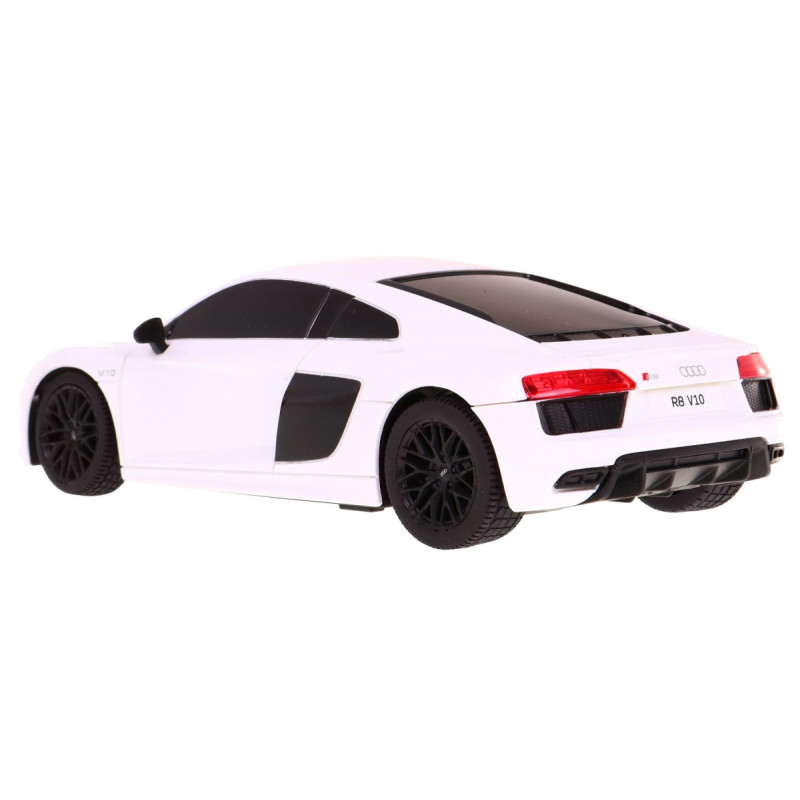 Audi R8 biały RASTAR model 1:24 Zdalnie sterowane auto + Pilot 2,4 GHz