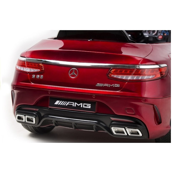 Auto na Akumulator Mercedes S63 Czerwony Lakier Auto na Akumulator Mercedes S63 Czerwony Lakier