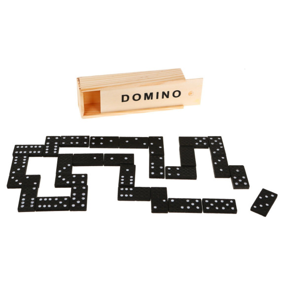 Drewniane Domino dla dorosłych i dzieci 3+ Stołowa gra na spostrzegawczość Drewniane Domino dla dorosłych i dzieci 3+ Stołowa gra na spostrzegawczość