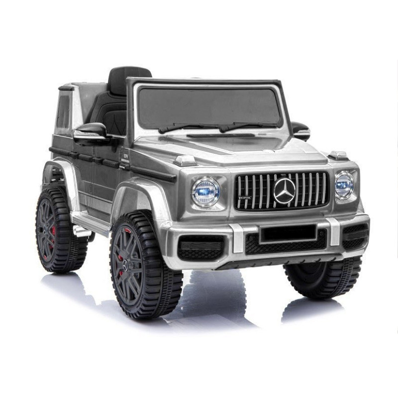Auto na akumulator Mercedes G63 Srebrny Lakier