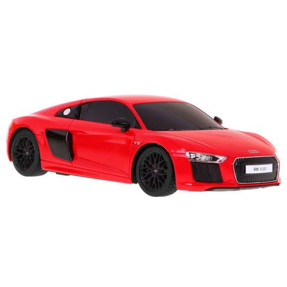 Audi R8 czerwony RASTAR model 1:24 Zdalnie sterowane auto + Pilot 2,4 GHz
