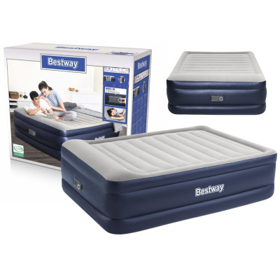 Dmuchany Materac Dwuosobowy Z Pompką 203 x 152 x 61 cm Bestway 67690