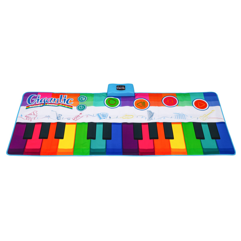 Duża Mata Muzyczna Super Kolorowy Keyboard