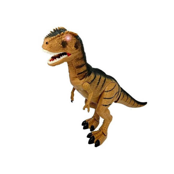 Dinozaur Tyranozaur Porusza się Ryczy Świeci Dinozaur Tyranozaur Porusza się Ryczy Świeci
