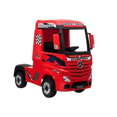 Auto na Akumulator Mercedes Actros Czerwone