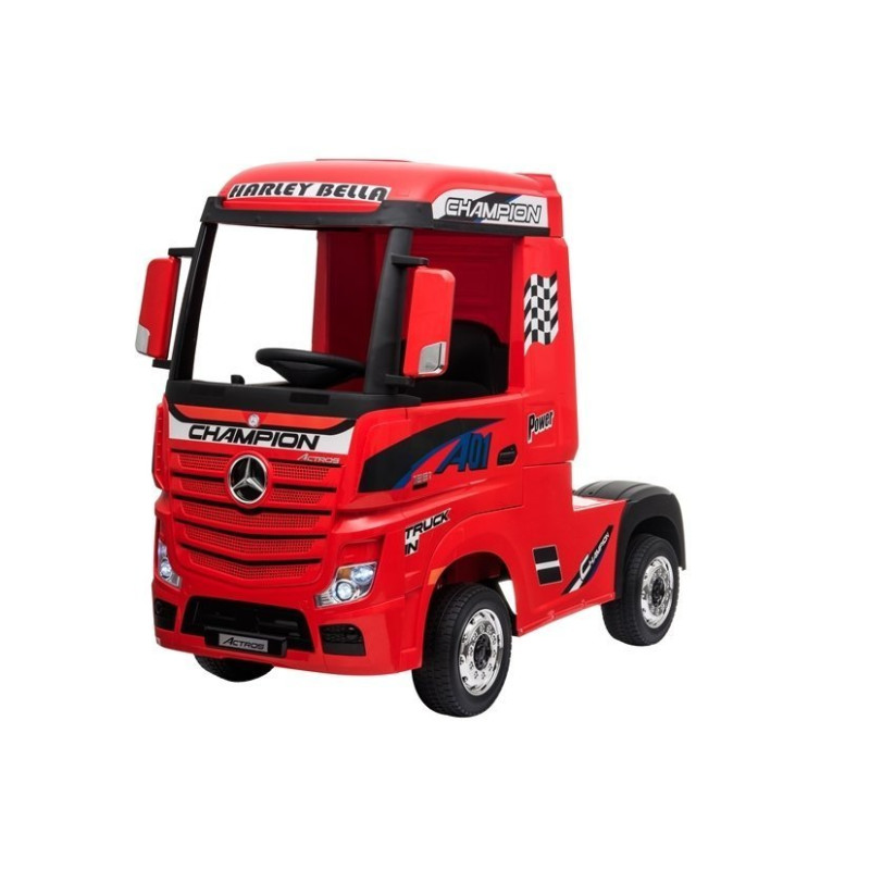 Auto na Akumulator Mercedes Actros Czerwone