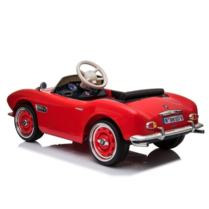 Auto na Akumulator BMW Retro Czerwone Lakierowane