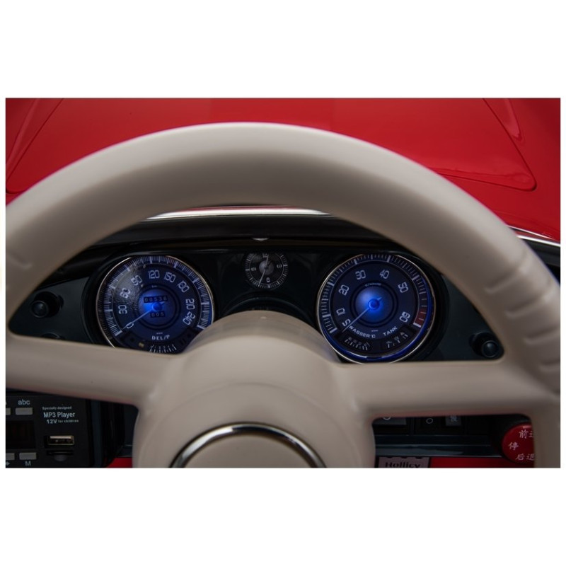 Auto na Akumulator BMW Retro Czerwone Lakierowane