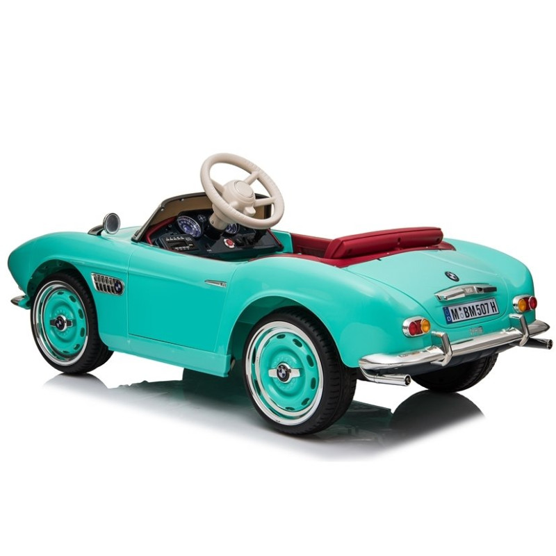 Auto na Akumulator BMW Retro Zielone Lakierowane