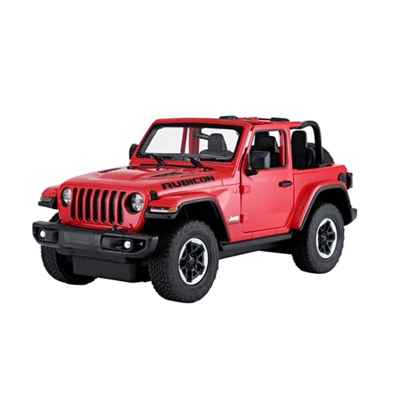 Auto R/C Jeep Wrangler Rubicon 1:14 Rastar Czerwony