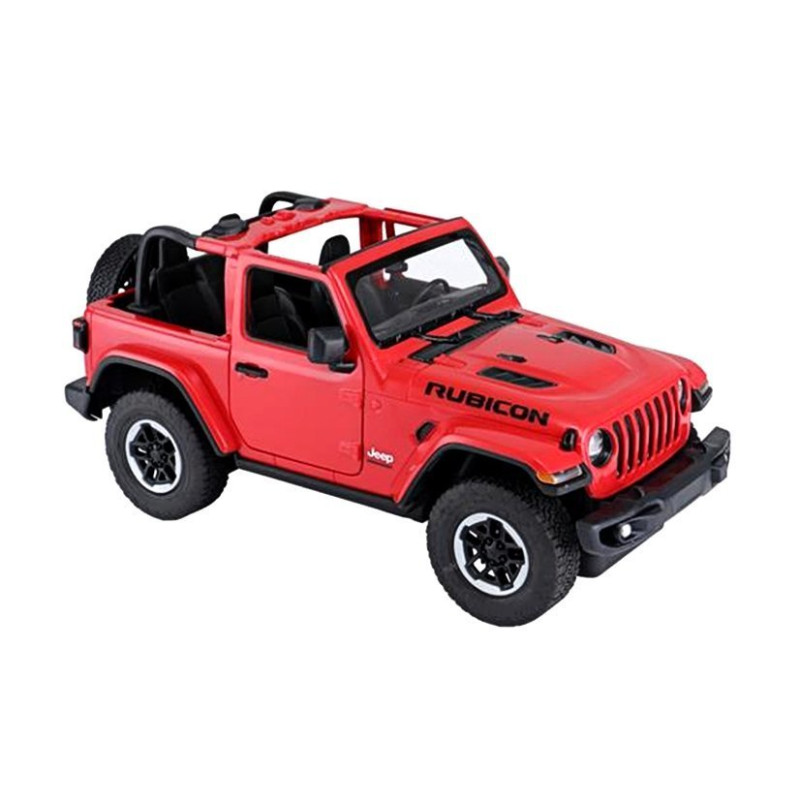 Auto R/C Jeep Wrangler Rubicon 1:14 Rastar Czerwony