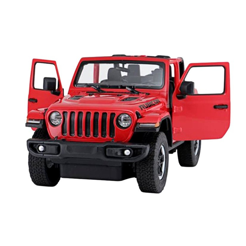 Auto R/C Jeep Wrangler Rubicon 1:14 Rastar Czerwony