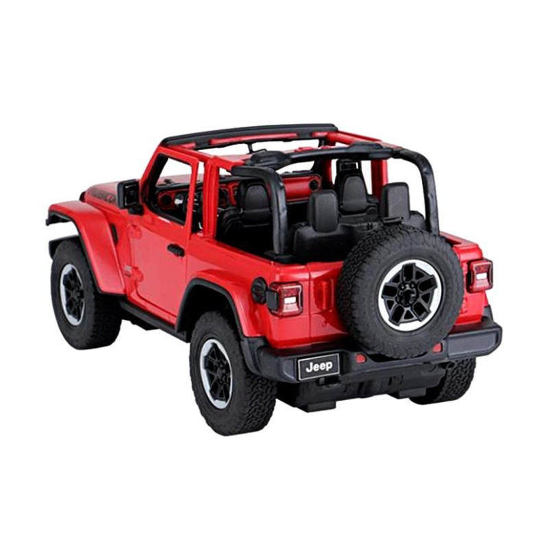 Auto R/C Jeep Wrangler Rubicon 1:14 Rastar Czerwony