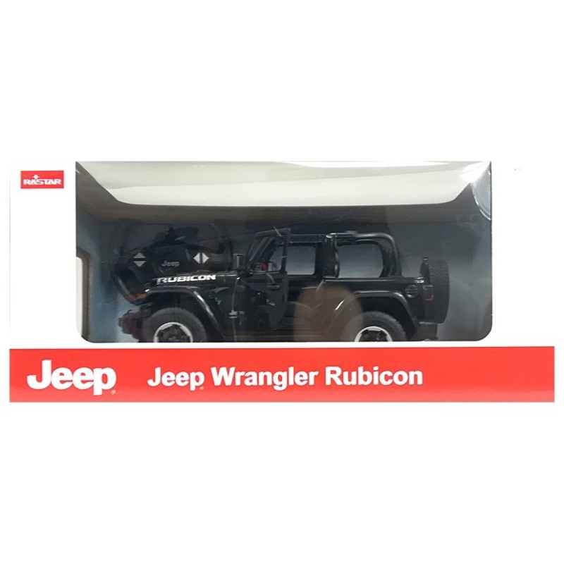 Auto R/C Jeep Wrangler Rubicon 1:14 Rastar Czarny