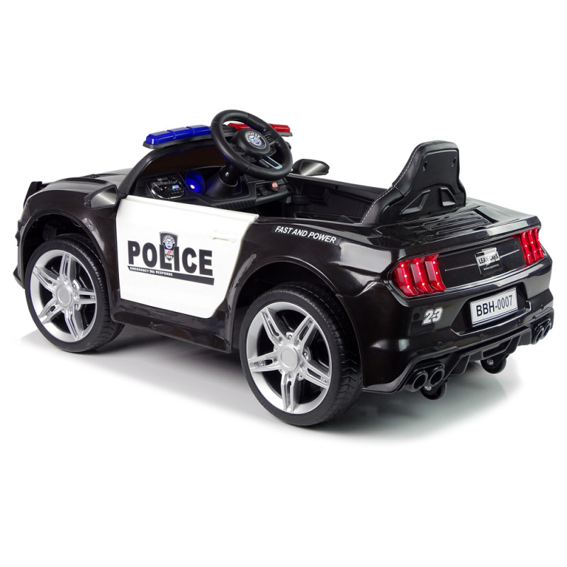 Auto na Akumulator BBH0007 Policja Czarny