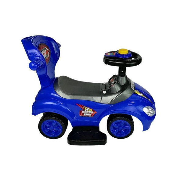 Jeździk z Pchaczem Mega Car 3w1 Niebieski Jeździk z Pchaczem Mega Car 3w1 Niebieski