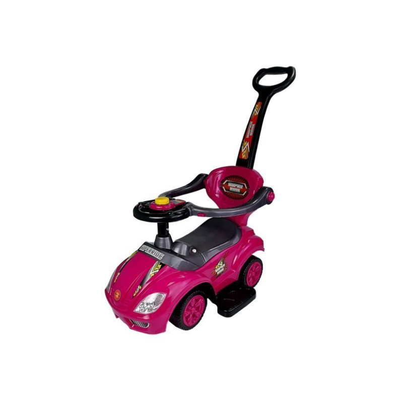 Jeździk z Pchaczem Mega Car 3w1 Różowy