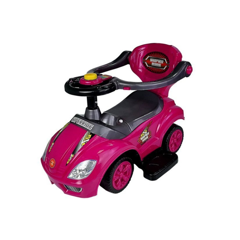 Jeździk z Pchaczem Mega Car 3w1 Różowy