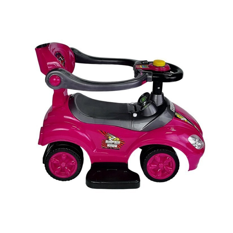 Jeździk z Pchaczem Mega Car 3w1 Różowy