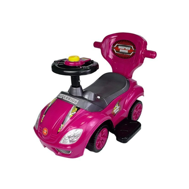 Jeździk z Pchaczem Mega Car 3w1 Różowy