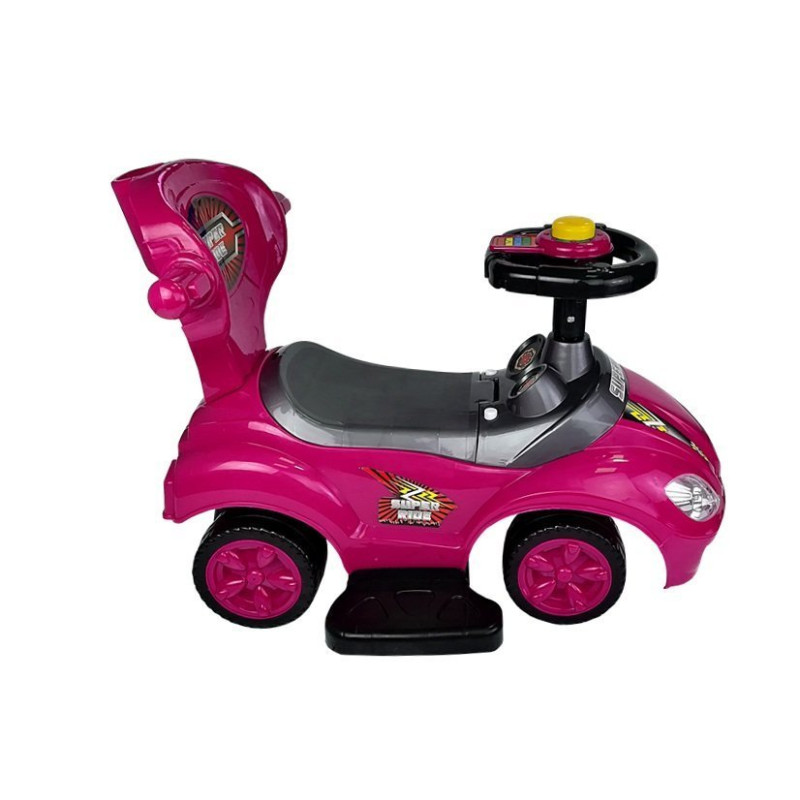 Jeździk z Pchaczem Mega Car 3w1 Różowy