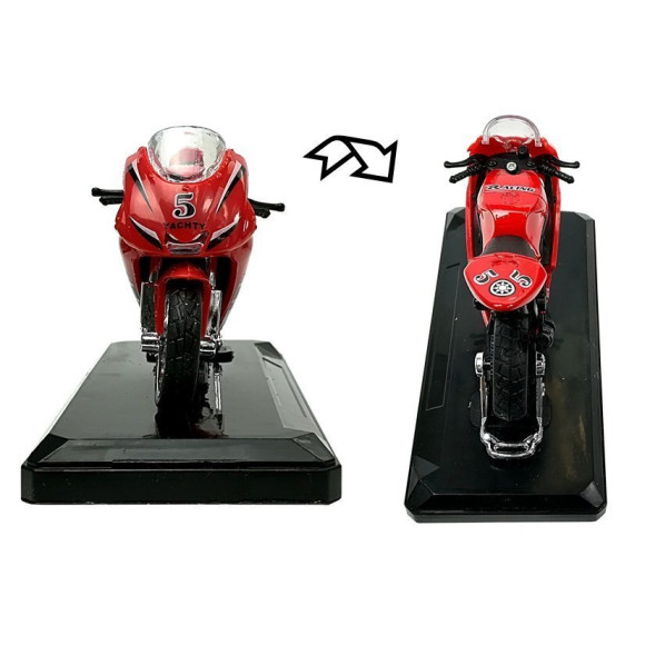 Sportowy Motocykl z Dźwiękami 1:18 4 Kolory Sportowy Motocykl z Dźwiękami 1:18 4 Kolory
