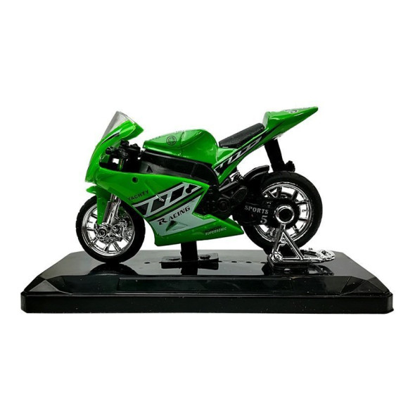 Sportowy Motocykl z Dźwiękami 1:18 4 Kolory Sportowy Motocykl z Dźwiękami 1:18 4 Kolory