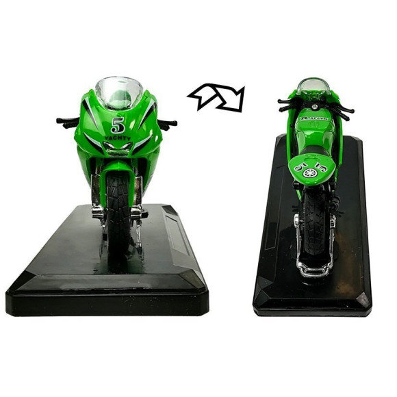 Sportowy Motocykl z Dźwiękami 1:18 4 Kolory Sportowy Motocykl z Dźwiękami 1:18 4 Kolory