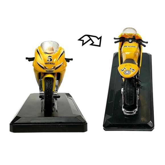 Sportowy Motocykl z Dźwiękami 1:18 4 Kolory Sportowy Motocykl z Dźwiękami 1:18 4 Kolory