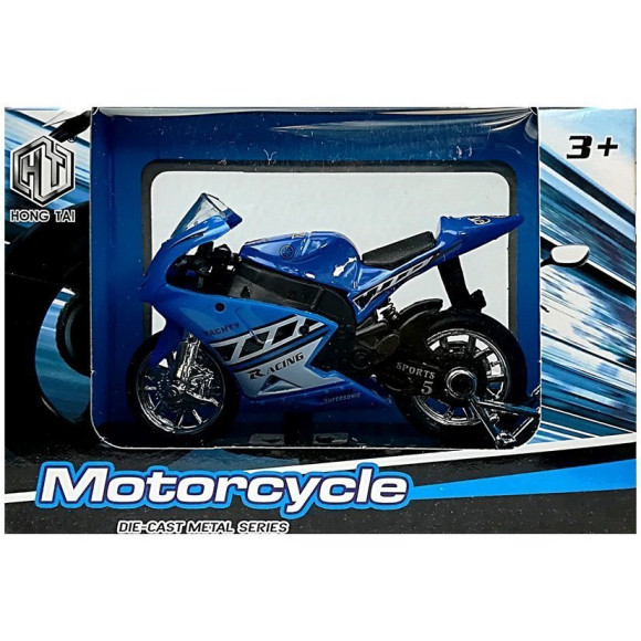 Sportowy Motocykl z Dźwiękami 1:18 4 Kolory Sportowy Motocykl z Dźwiękami 1:18 4 Kolory