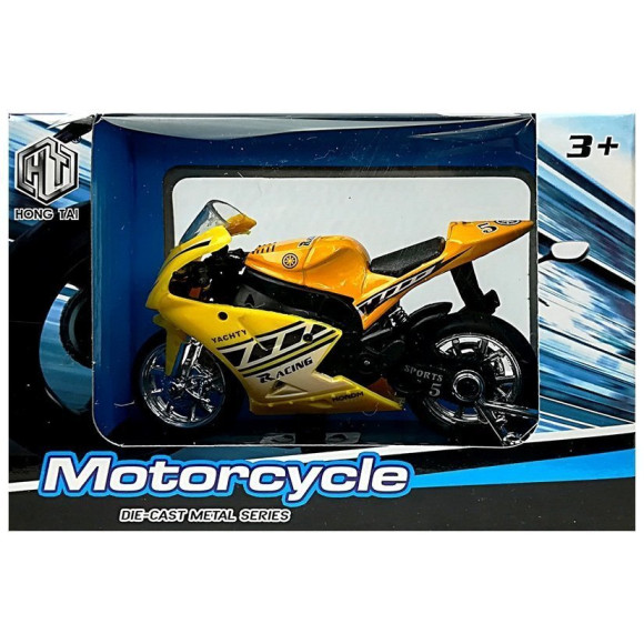 Sportowy Motocykl z Dźwiękami 1:18 4 Kolory Sportowy Motocykl z Dźwiękami 1:18 4 Kolory