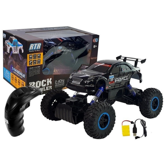 Auto Offroad Zdalnie Sterowane R/C 1:14 Niebieskie Auto Offroad Zdalnie Sterowane R/C 1:14 Niebieskie