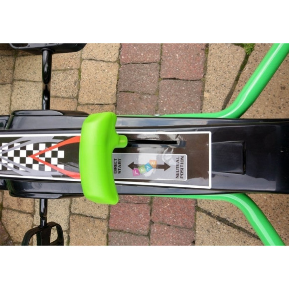 Gokart Zielony A-15 Pompowane Koła