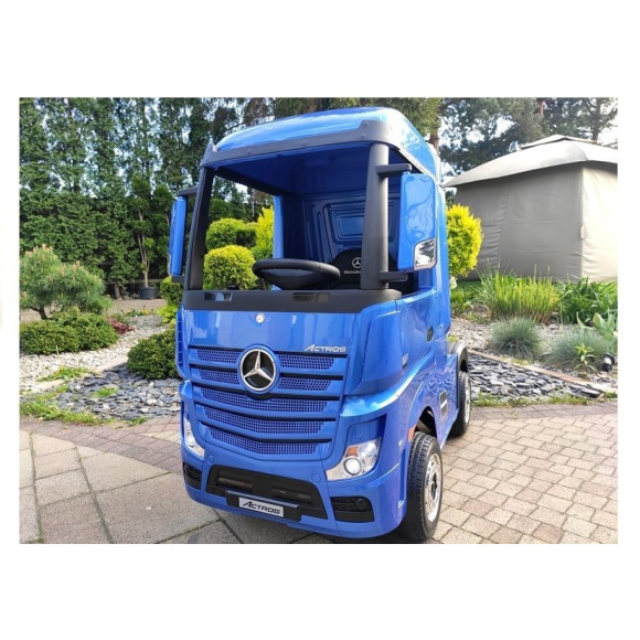Auto na Akumulator Mercedes Actros Niebieski Lakierowany MP4 Auto na Akumulator Mercedes Actros Niebieski Lakierowany MP4