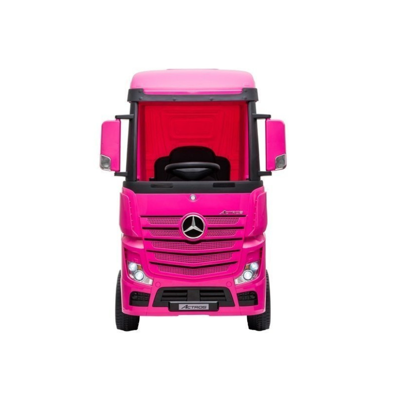 Auto Na Akumulator Mercedes Actros Różowy 4x4