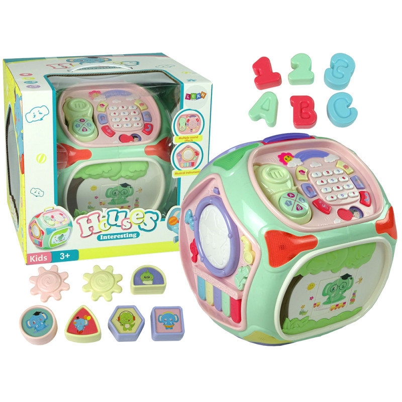 Interaktywny Sorter z Telefonem Nauka Kształtów Liczb Pianinko