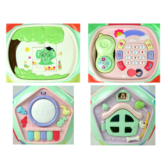 Interaktywny Sorter z Telefonem Nauka Kształtów Liczb Pianinko